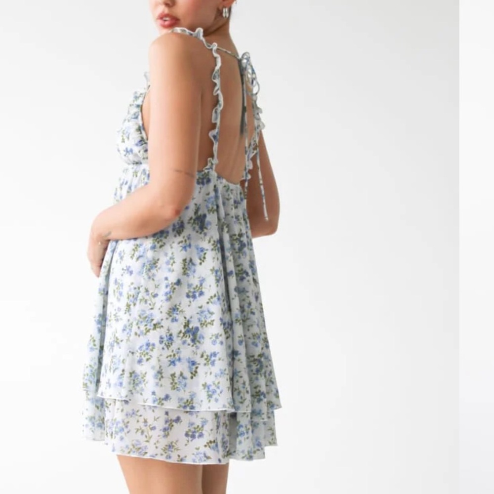 Rumored Secret Garden Floral Mini Dress - Picture 7 of 9